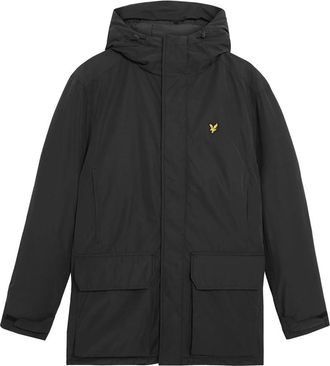 Lyle & Scott Jassen, Heren, Zwart, 2Xl, Mid Jassen Membrane Parka