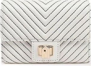 Furla Pop Star M Compact Portemonnee - Dames - Portefeuilles - Wit - ONE Size - Leer - Accessoires