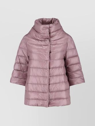 Herno quilted high collar jacket