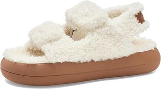 Moon Boot Shearling Sandal Womens Shoes Ice : EU 41 (US Womens 9.5) B - Medium, Leather