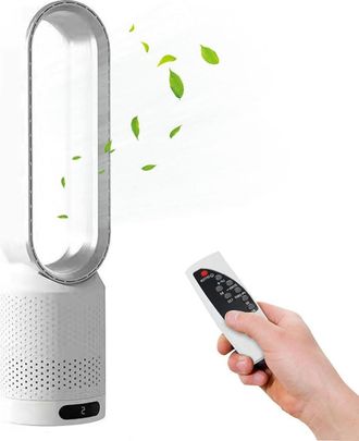 No Brand Ventilador De Torre - Purificadores De Aire - Circulaci&oacute;n - Sin Aspas - Ventilador - Ultra Silencioso - Dormitorio - Escritorio - Suelo - El&eacute;ctrico - 