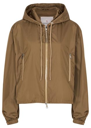 Moncler Vernois Hooded Shell Jacket - Beige - 3