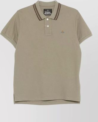 Vivienne Westwood shirt polo collar short sleeves side slits