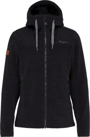 Bergans Hareid Fleece Hood Jacket Fleecejacke f&uuml;r Damen | schwarz