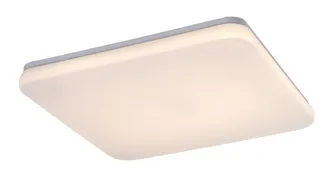 Rabalux Plafoniera Esterna Quadrata Bianca 36w Ip44 Rabalux Lowar