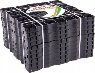 OEM Enrejado De Jard&iacute;n Ecol&oacute;gico, Para Aparcamiento Y Entrada, 50 X 50 X 3 Cm, 10 Unidades, Geokrata, Color Negro