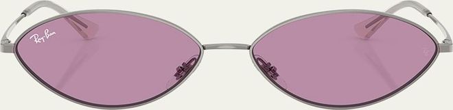 RB3757 Oval Metal Sunglasses
