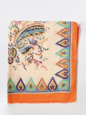 Etro Neck Scarf ETRO Woman color Yellow Cream
