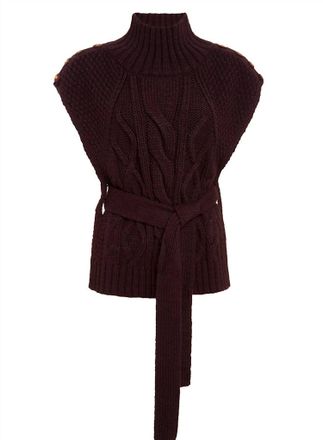 Marie Oliver Emerson Popover Blouse In Walnut