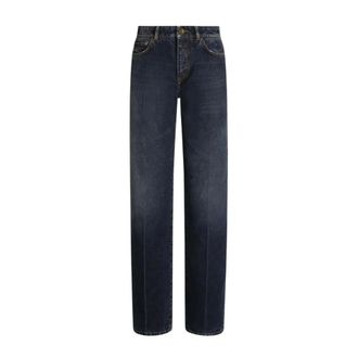Dolce & Gabbana 5-pocket denim broek - Dames - Jeans - Blauw - Maat: 2XL Denim