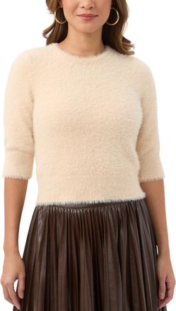 Trina Turk Maliah Fuzzy Sweater In Poplar