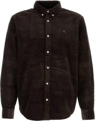 Carhartt Work in Progress Dark Brown Corduroy Shirt