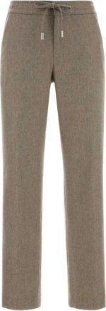 Pantaloni Torino Erika Pant - Dames - Straight fit broeken - Beige - XS - Wol - Broeken