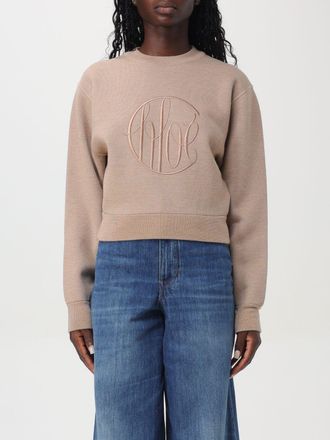 Chloé Sweatshirt CHLOÉ Woman color Beige