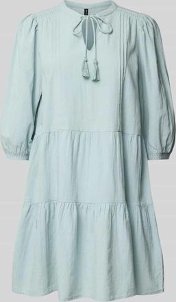 Vero Moda Loose Fit Tunikakleid aus reiner Baumwolle Modell PRETTY in Schilf, Größe XS