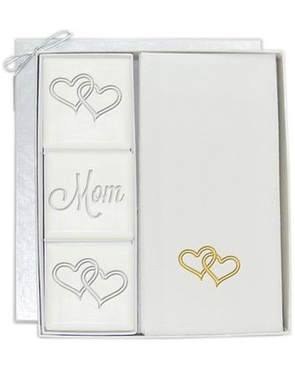 Carved Solutions Double Hearts For Mom Soap And Towel Set