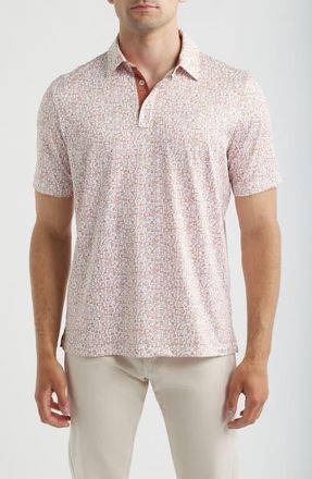 Johnston & Murphy XC+ Performance Game Day Polo in Rust at Nordstrom, Size Xxx-Large