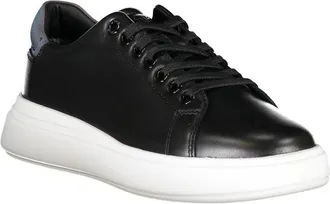 Calvin Klein Leather Sneaker - Black