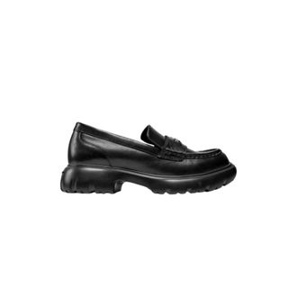 Karl Lagerfeld Schoenen, Dames, Zwart, 40 EU, Leer, Kl 42111 Loafers