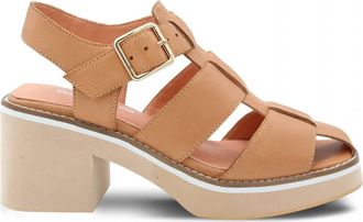 Django & Juliette Womens Jear Sandals In Tan Leather