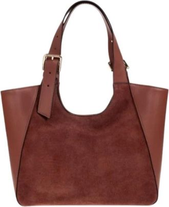 Furla Dora M Tote - Dames - Shoppers - Bruin - ONE Size - Leer - Tassen