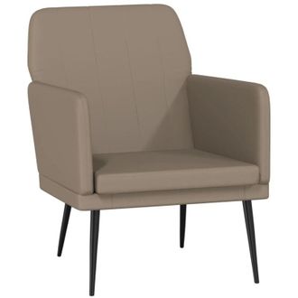 vidaXL vidaXL Poltrona Cappuccino 61x78x80 cm Similpelle