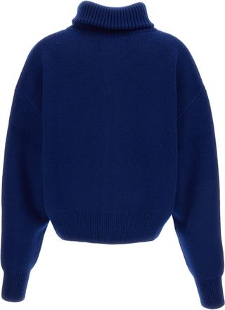Extreme Cashmere Blue Cashmere N.377 Bomber Cardigan