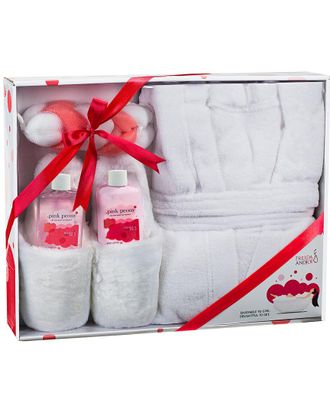 Freida & Joe Luxury Spa Bath Robe Slipper Set
