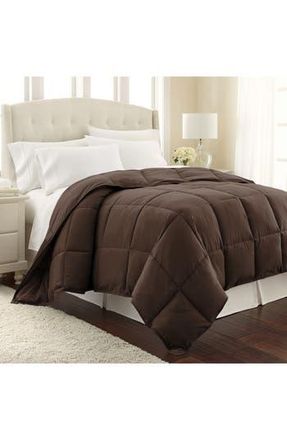 Southshore Fine Linens Vilano Down Alternative Comforter in Chocolate Brown at Nordstrom Rack, Size King/california King