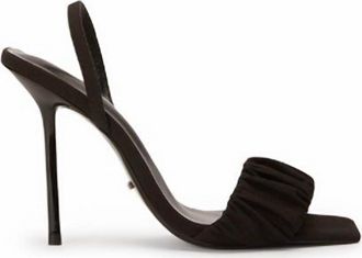 Tony Bianco Womens Nixon Heel In Black Crepe