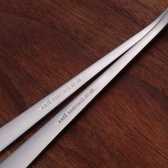 OEM Juego De 6 Cucharas Largas De Acero Inoxidable Para Caf&eacute;, Espresso Y Postres - Cucharas Para Helado De 20 Cm