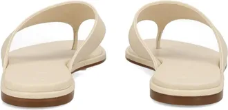 Aeyde Leather Thong Thong Sandal - Ivory