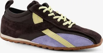 Alohas Womens Sneakers Brown Leather Trainers