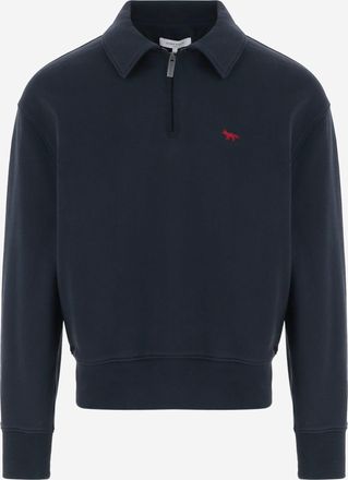 Maison Kitsun&eacute; katoenen trui met logo