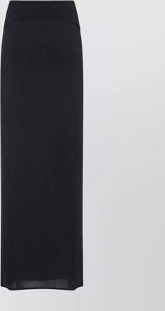 Jean Paul Gaultier high-waisted maxi skirt lingerie garter