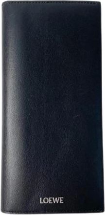 Loewe Pre-owned Wallets, male, Black, Size: ONE SIZE Pre-owned Long wallet (bi-fold)