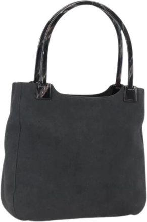 Prada Pre-owned Suede Handtas - Dames - Vintage Handtas - Zwart - ONE Size - Su&egrave;de - Vintage