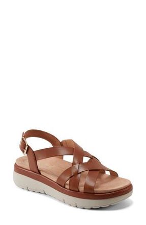 Easy Spirit Indie Slingback Platform Sandal in Medium Brown at Nordstrom Rack, Size 6.5