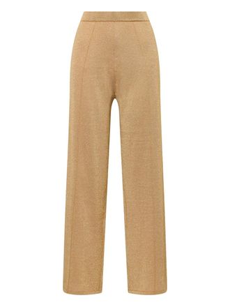 Maliparmi seam detail trousers - Gold