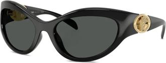 Versace Ve 4485 Gb 187 Zonnebrillen - Dames - Zonnebrillen - Zwart - 59 MM - Accessoires