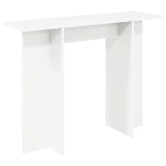 vidaXL Mesa Consola Blanco 100 X 30 X 75 Cm Madera De Ingenier&iacute;a Vidaxl