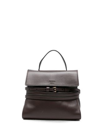 Moschino Tie Me leren handtas