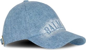 Balmain Denim Cap - Blauw