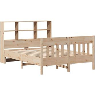 vidaXL Bed Frame without Mattress 140x200 cm Solid Wood Pine Vidaxl