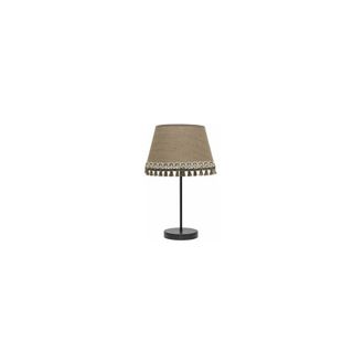 Fabrilamp Lampara Sobremesa Acabado En Beis Modelo Ada - Fabrilamp