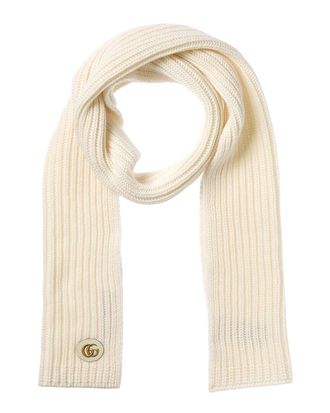 Gucci GG Wool & Cashmere-Blend Scarf