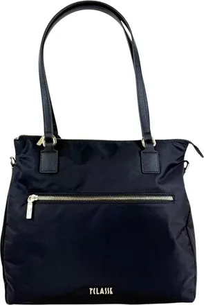 Alviero Martini 1A Classe Tassen, Dames, Zwart, ONE Size, Nylon, Breeze Nylon Shopper Zaino