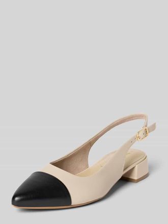 Tamaris Tamaris Slingbacks aus Leder-Mix in Offwhite, Gr&ouml;&szlig;e 36