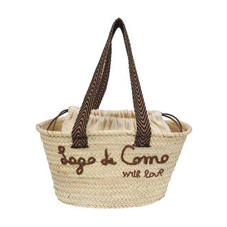 Catarzi Strooi Tas Met Logo - Dames - Tassen - Bruin - Maat: ONE Size Zijde