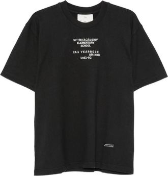 Song for the Mute Sftm / Academy Vintage Tee - Heren - T-shirts - Zwart - S - Katoen - Tops